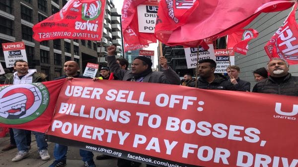 Uber Protest 9th May 2019